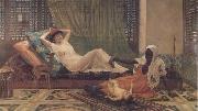 Frederick Goodall A New Light in the Harem (mk32) oil painting artist